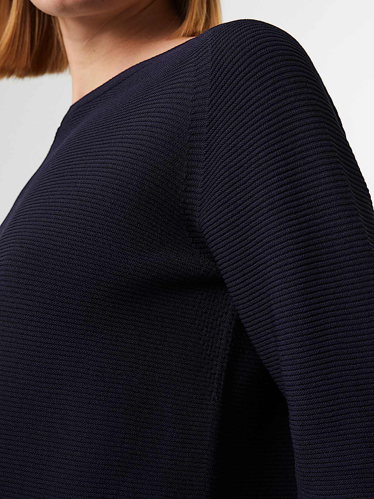 3D ニットセーター 3D knit Sweater# | Blue